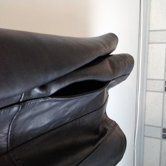 Worthington Ladies genuine leather car coat - Picture 4 of 9